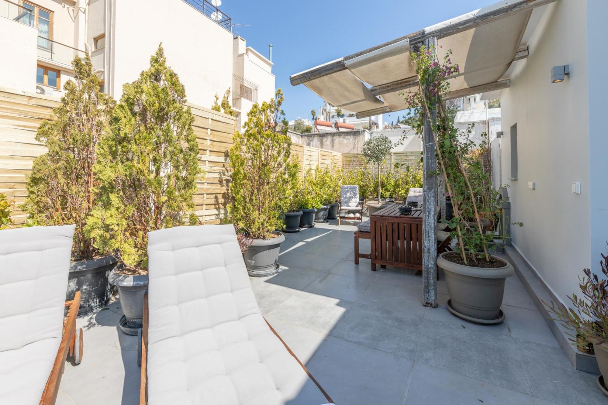 אתונה Top Kolonaki Studio+Terrace Stunning Acropolis Views מראה חיצוני תמונה