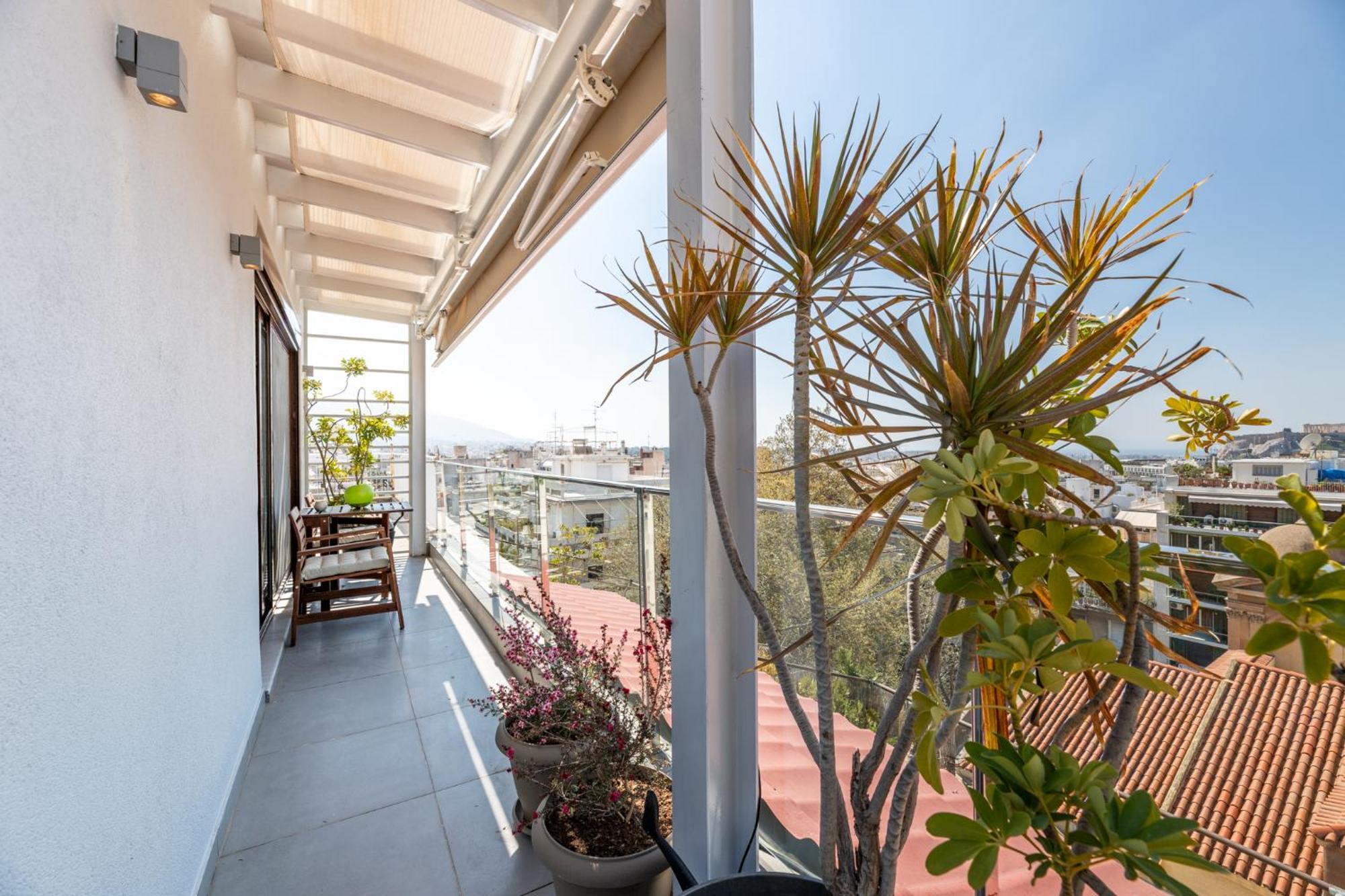 אתונה Top Kolonaki Studio+Terrace Stunning Acropolis Views מראה חיצוני תמונה