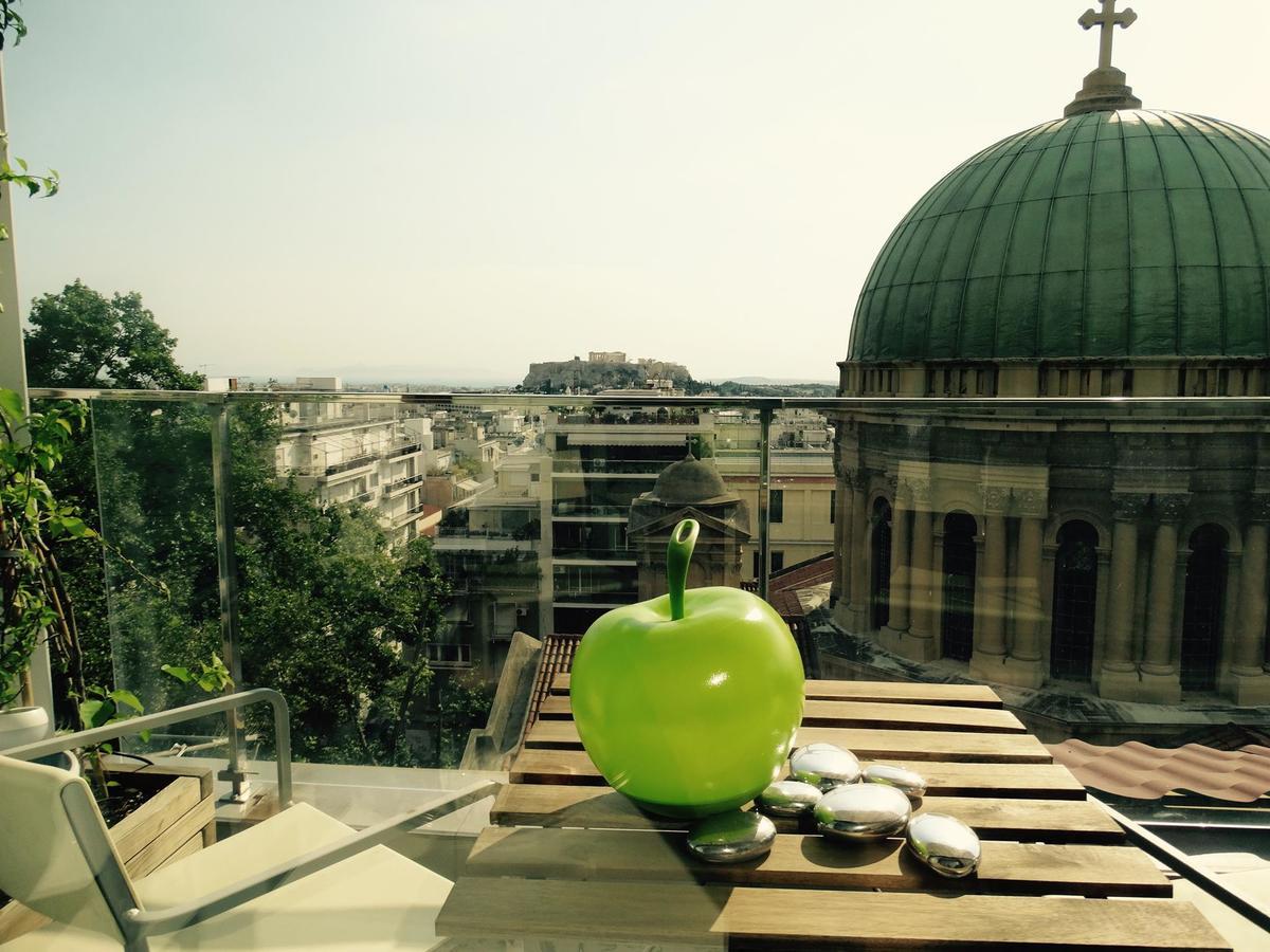 אתונה Top Kolonaki Studio+Terrace Stunning Acropolis Views מראה חיצוני תמונה
