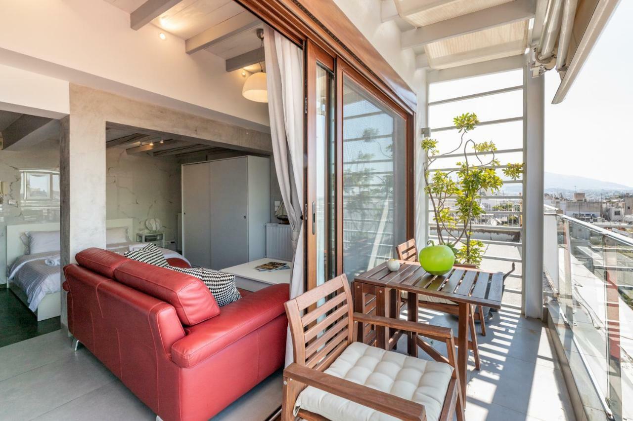 אתונה Top Kolonaki Studio+Terrace Stunning Acropolis Views מראה חיצוני תמונה