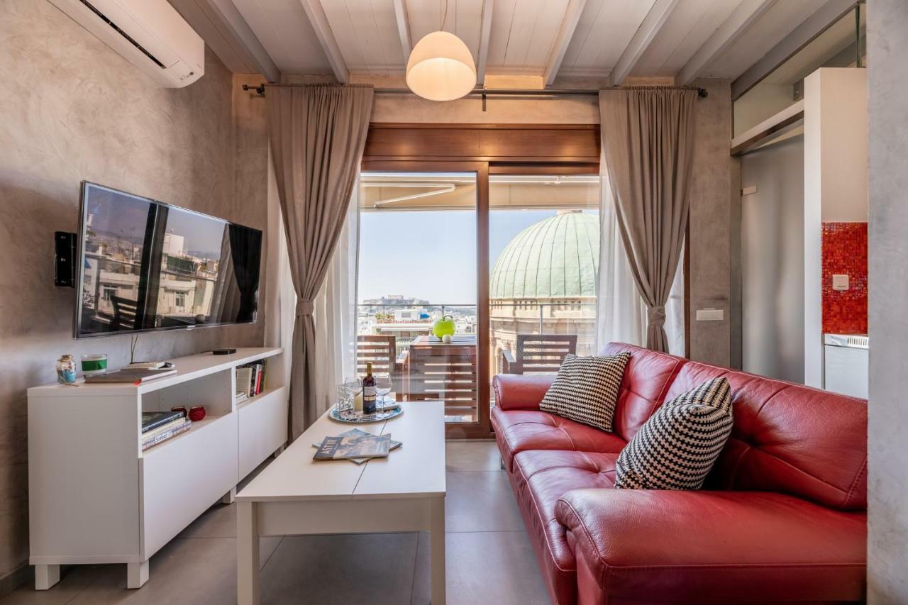 אתונה Top Kolonaki Studio+Terrace Stunning Acropolis Views מראה חיצוני תמונה