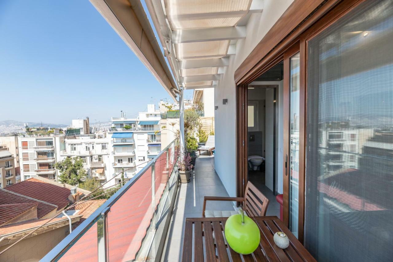 אתונה Top Kolonaki Studio+Terrace Stunning Acropolis Views מראה חיצוני תמונה